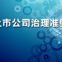 上市公司治理准则(上市公司治理准则 部门规章)