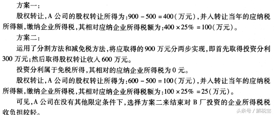 税收筹划的策略（非常重要）